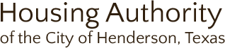 Housing Authority of the City of Henderson, Texas
